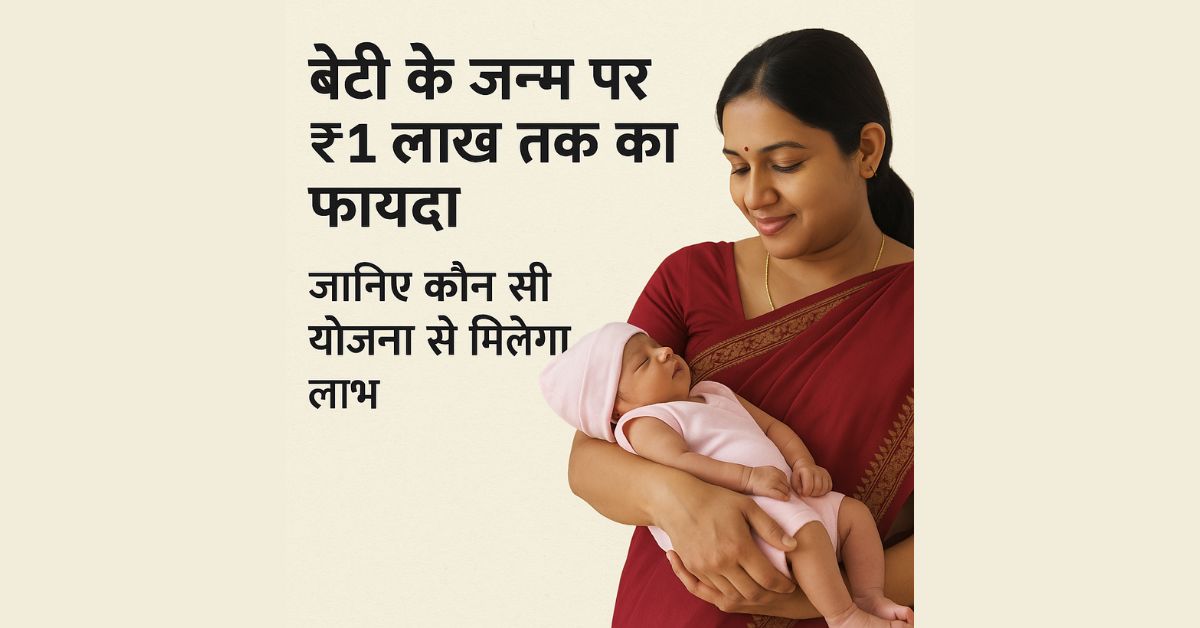 बेटी के जन्म पर ₹1 लाख तक का फायदा – जानिए कौन सी योजना से मिलेगा लाभ