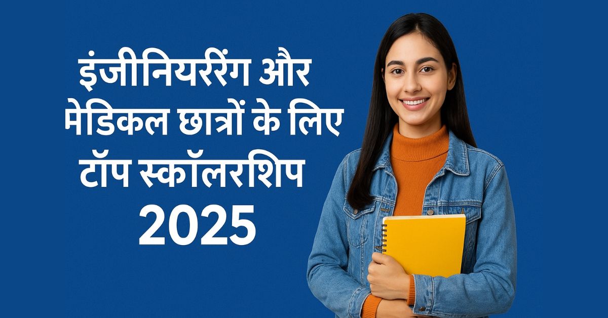 इंजीनियरिंग और मेडिकल छात्रों के लिए टॉप स्कॉलरशिप 2025